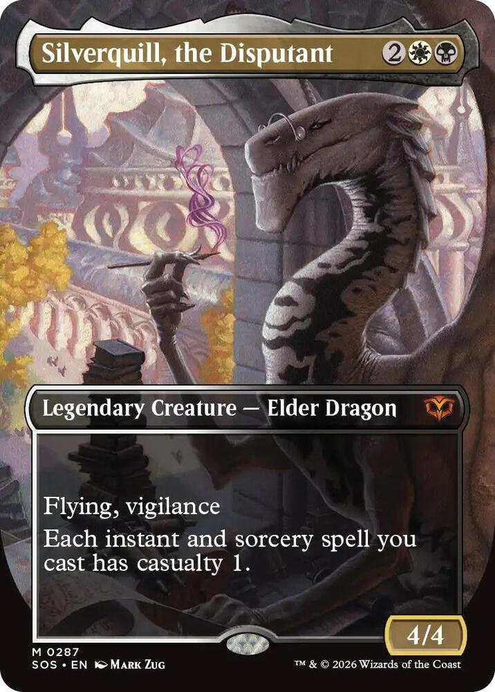 Silverquill, the Disputant (Borderless),, 287, Near Mint, Normal