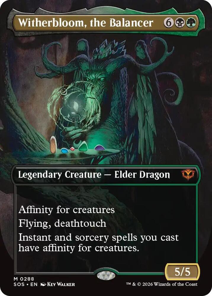 Witherbloom, the Balancer (Borderless),, 288, Near Mint, Normal