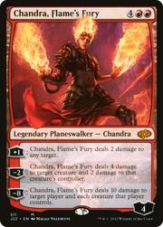 Chandra, Flame's Fury (J22) 511 - WZRD TCG
