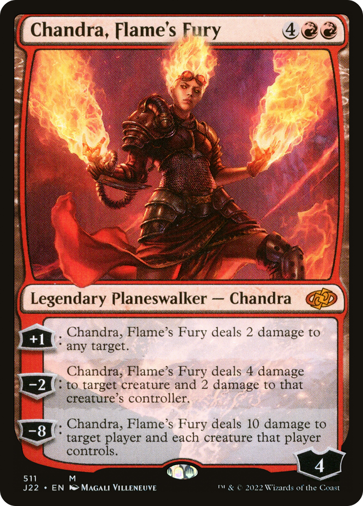 Chandra, Flame's Fury (J22) 511 - WZRD TCG