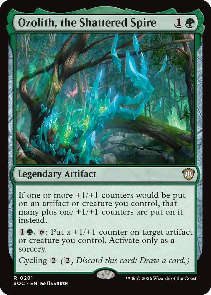 Ozolith, the Shattered Spire,, 281, Near Mint, Normal