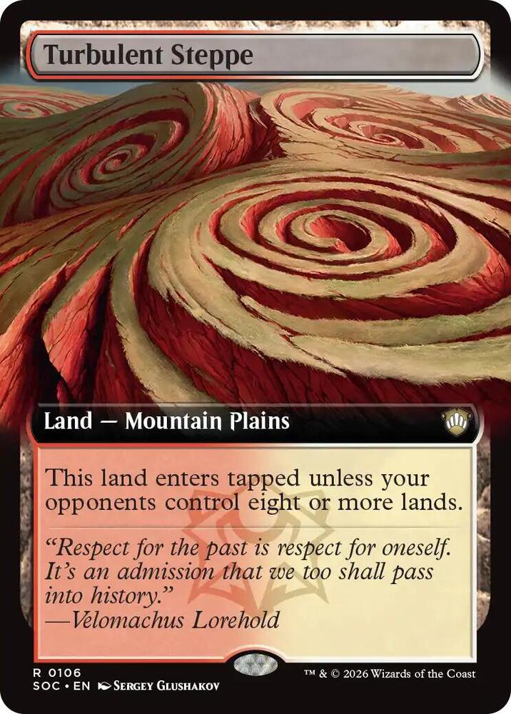 Turbulent Steppe (Extended Art),, 106, Near Mint, Normal