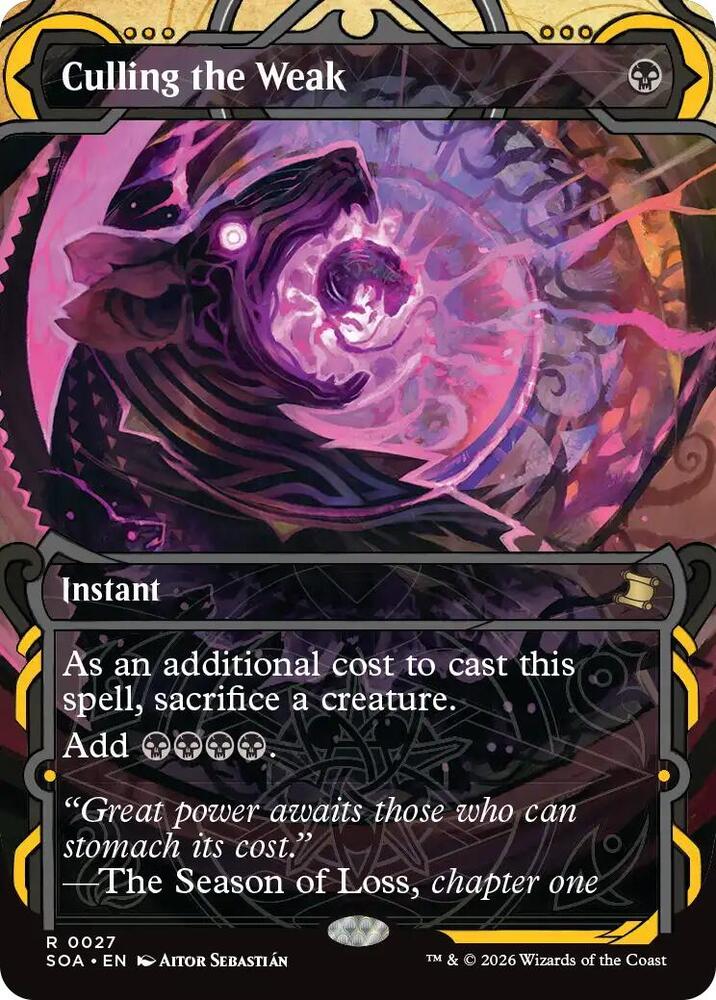 Culling the Weak,, 27, Near Mint, Foil