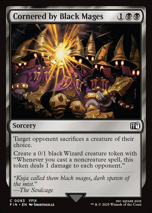 Cornered by Black Mages front