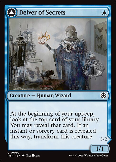 Delver of Secrets // Insectile Aberration front