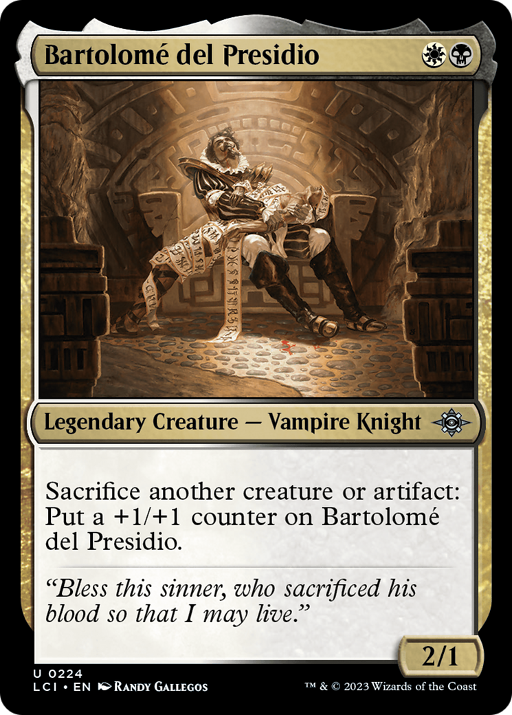 Bartolomé del Presidio (LCI) 224 - WZRD TCG