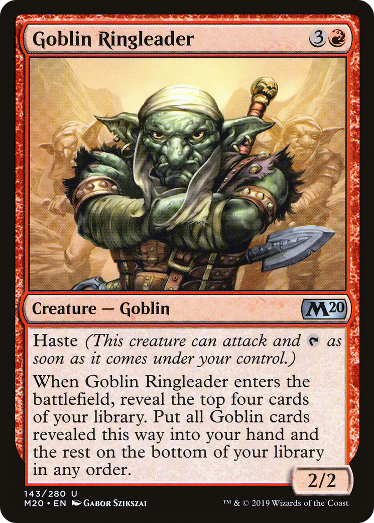 Goblin Ringleader (M20) 143 - WZRD TCG