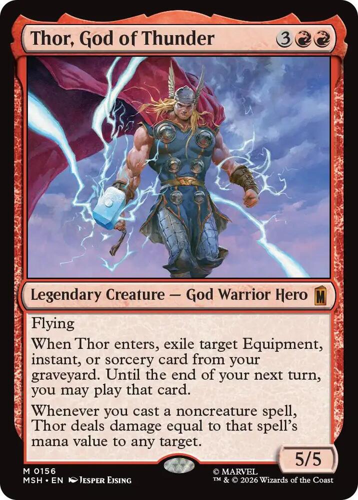 Thor, God of Thunder,, 156, Near Mint, Normal