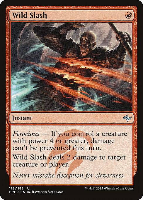 Wild Slash front