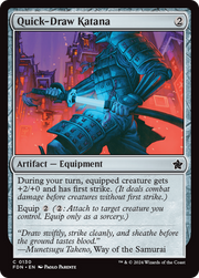 Quick-Draw Katana (FDN) 130 - WZRD TCG