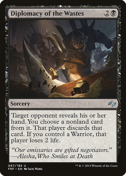 Diplomacy of the Wastes front