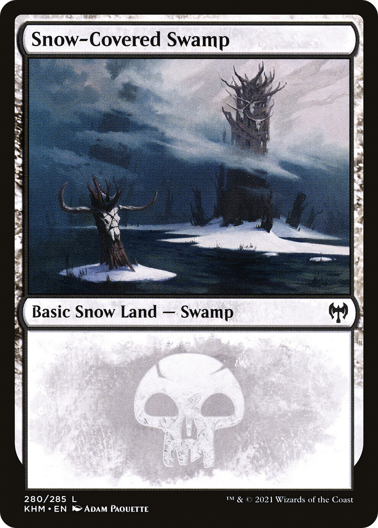 Snow-Covered Swamp (KHM) 280 - WZRD TCG