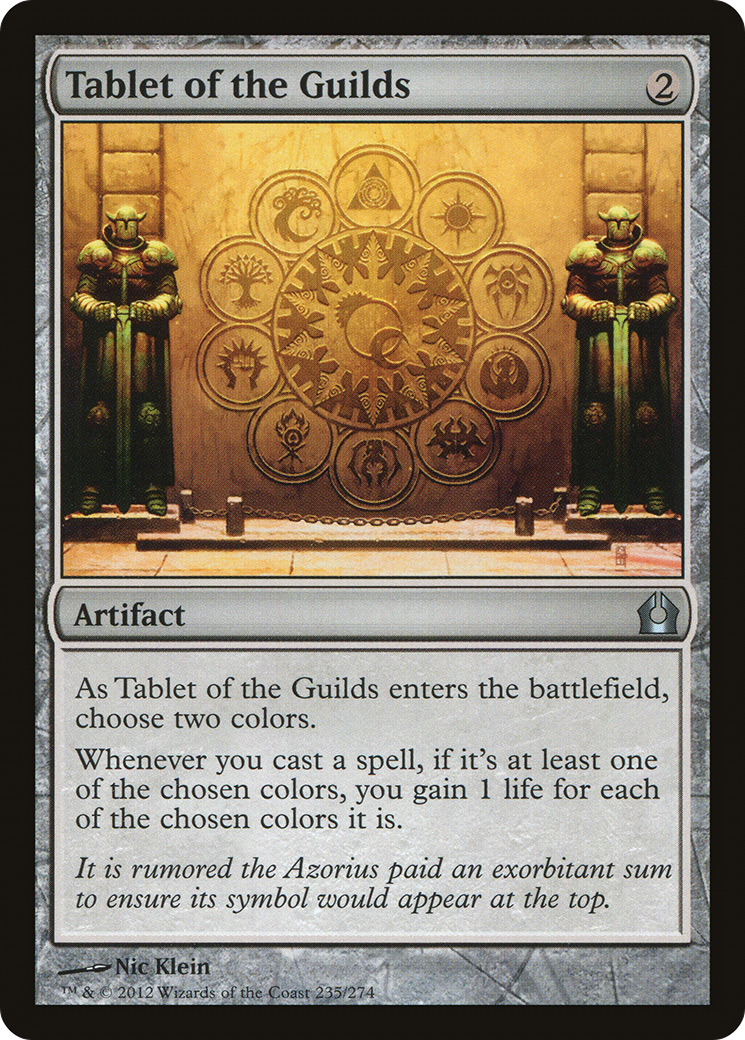 Tablet of the Guilds (RTR) 235