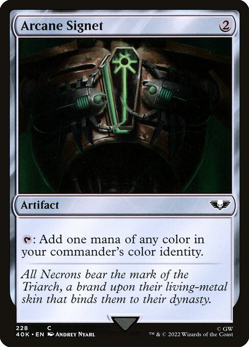 Arcane Signet front