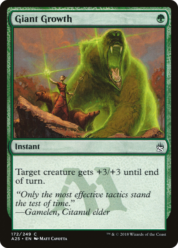 Giant Growth (A25) 172 - WZRD TCG