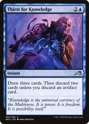 Thirst for Knowledge (NEO) 85 - WZRD TCG
