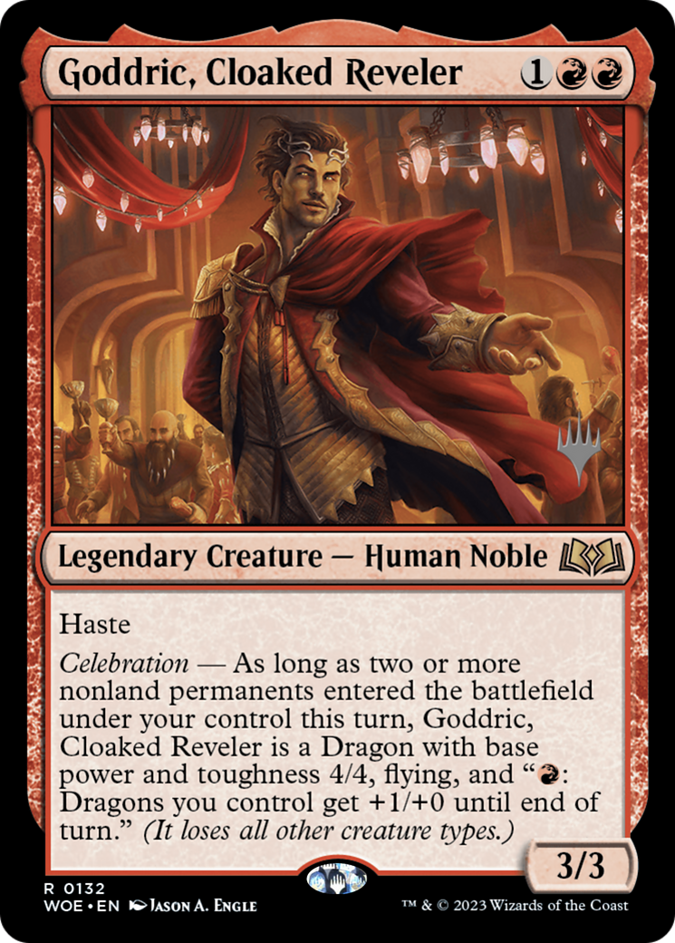 Goddric, Cloaked Reveler (PWOE) 132p - WZRD TCG