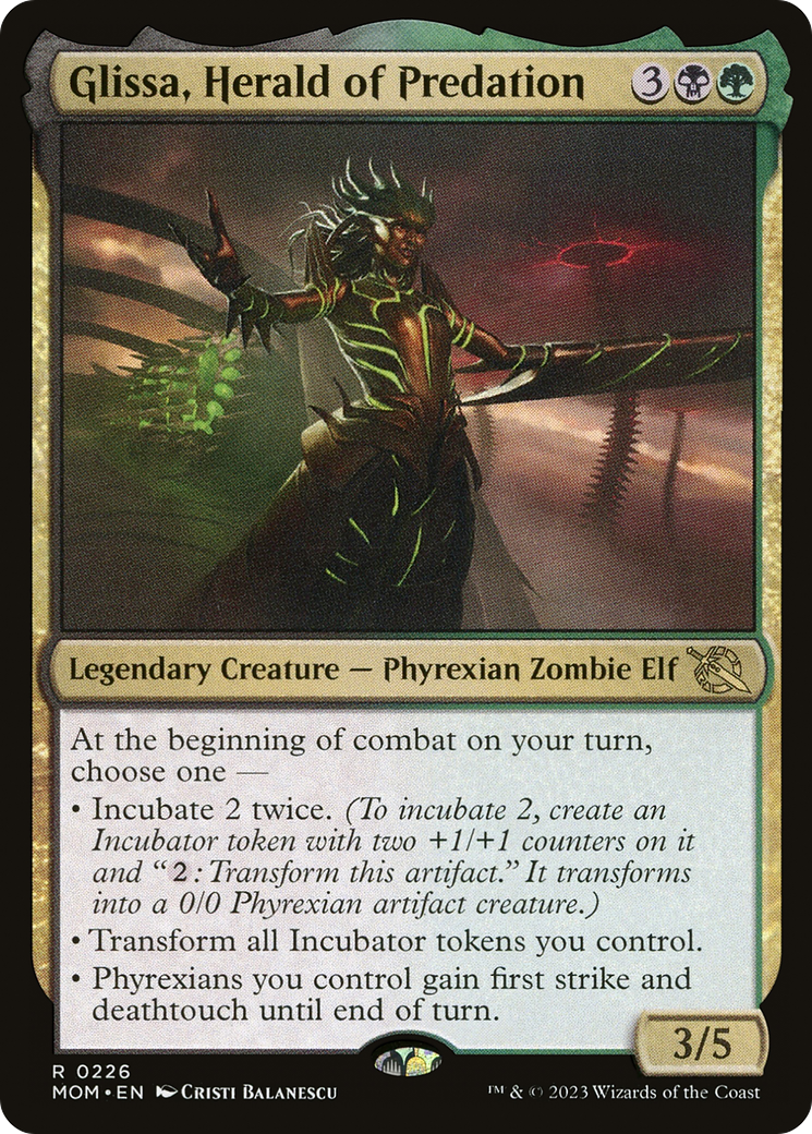 Glissa, Herald of Predation (MOM) 226 - WZRD TCG