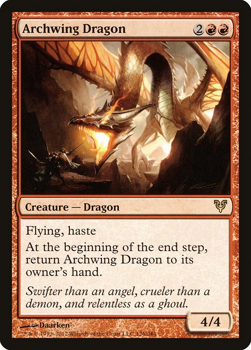 Archwing Dragon front