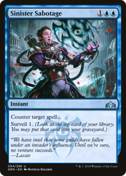 Sinister Sabotage (GRN) 54 - WZRD TCG