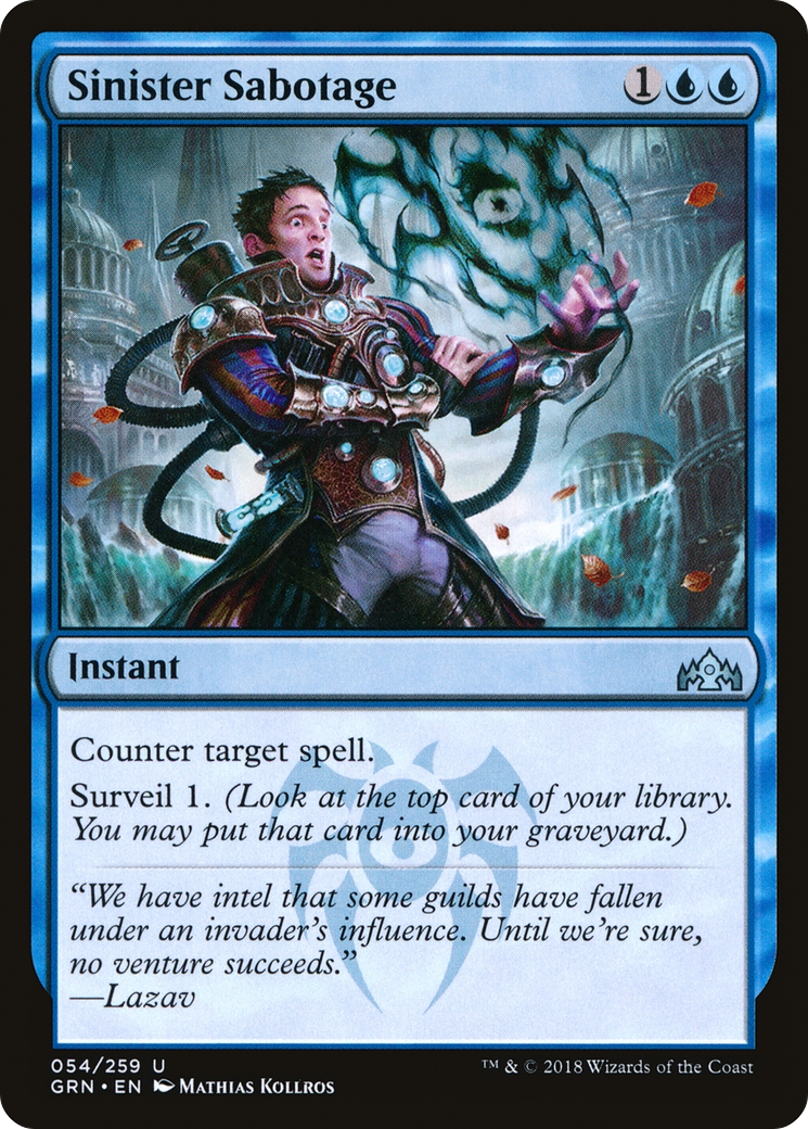 Sinister Sabotage (GRN) 54 - WZRD TCG