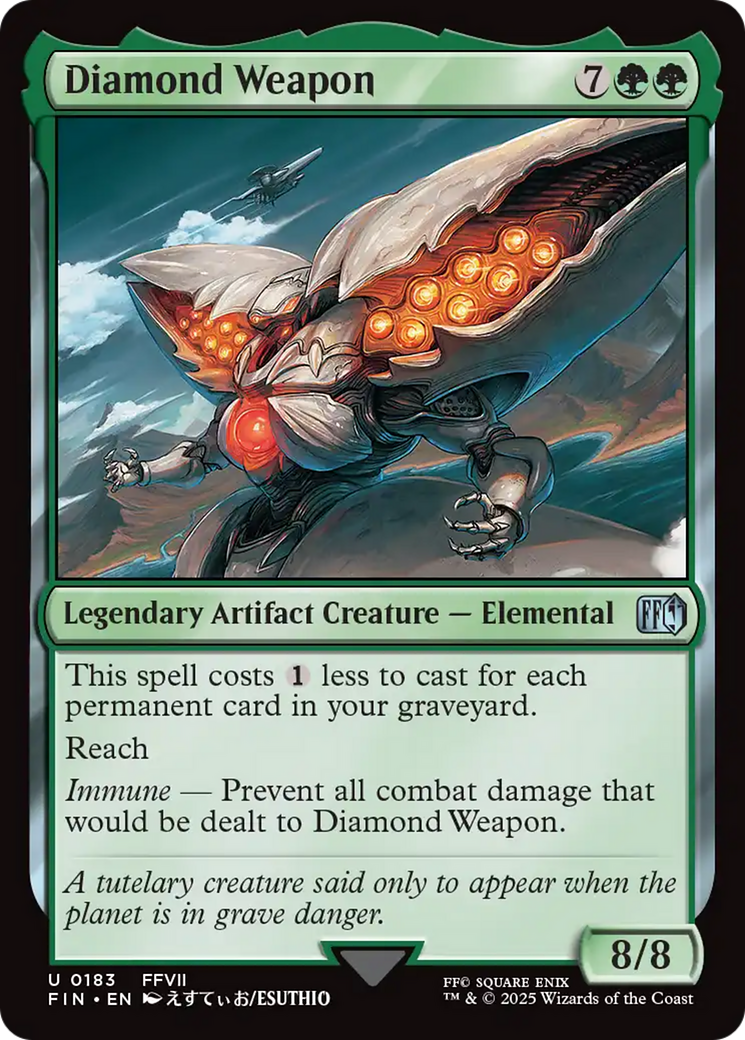 Diamond Weapon (FIN) 183 - WZRD TCG