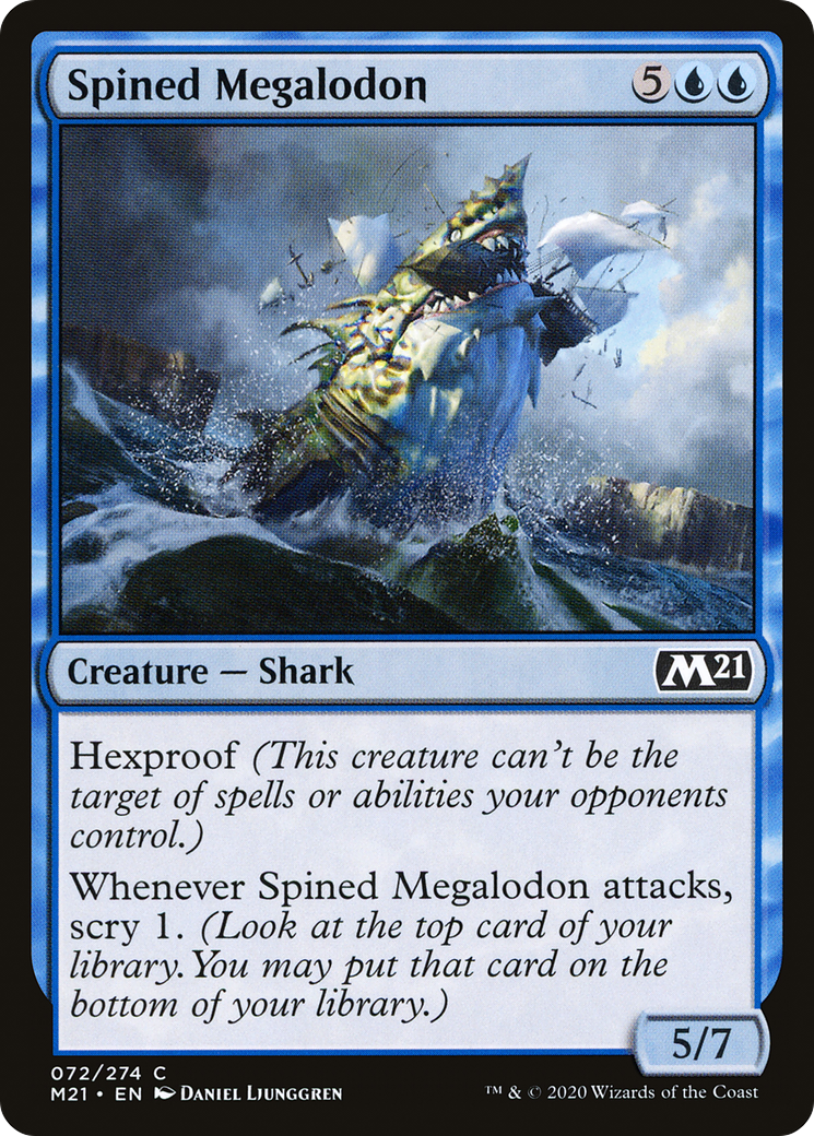 Spined Megalodon (M21) 72 - WZRD TCG