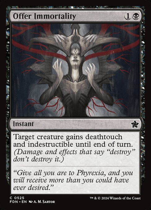 Offer Immortality front