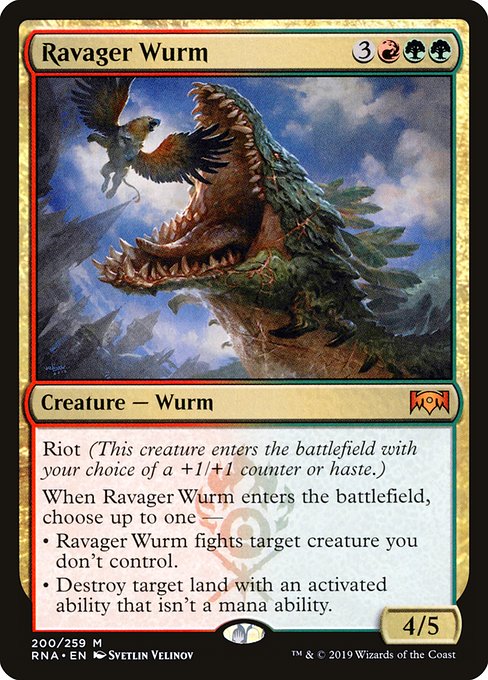 Ravager Wurm front