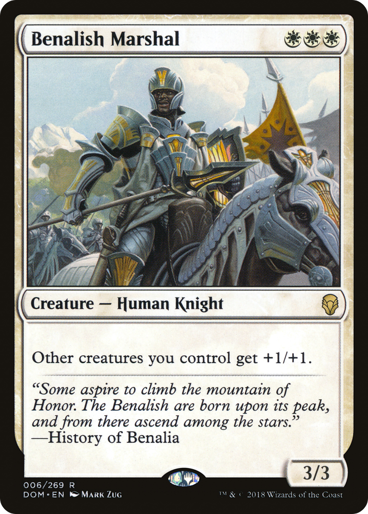 Benalish Marshal (DOM) 6 - WZRD TCG
