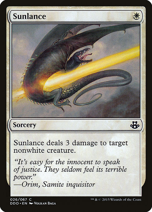 Sunlance front