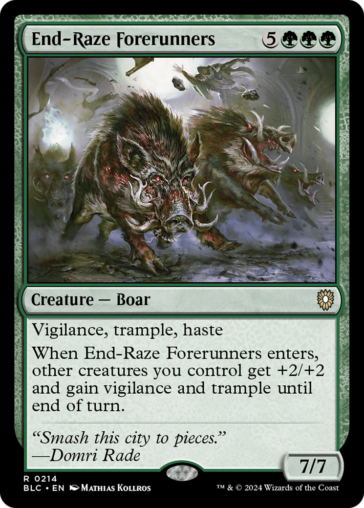 End-Raze Forerunners (BLC) 214