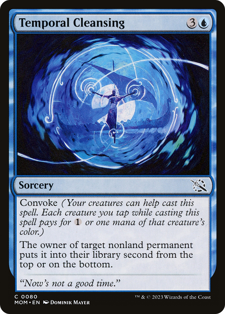 Temporal Cleansing (MOM) 80 - WZRD TCG