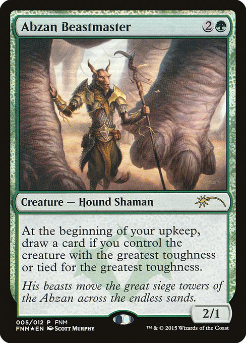 Abzan Beastmaster front