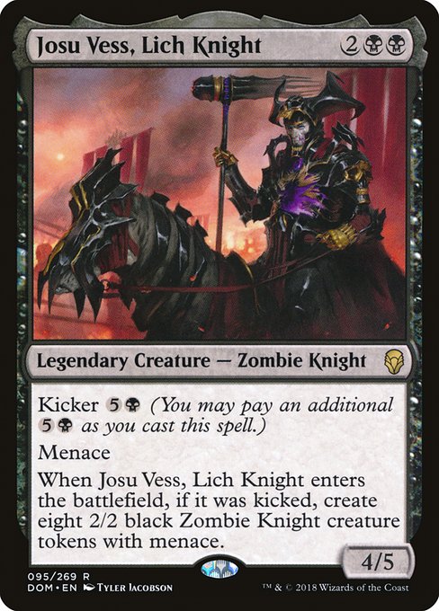 Josu Vess, Lich Knight front