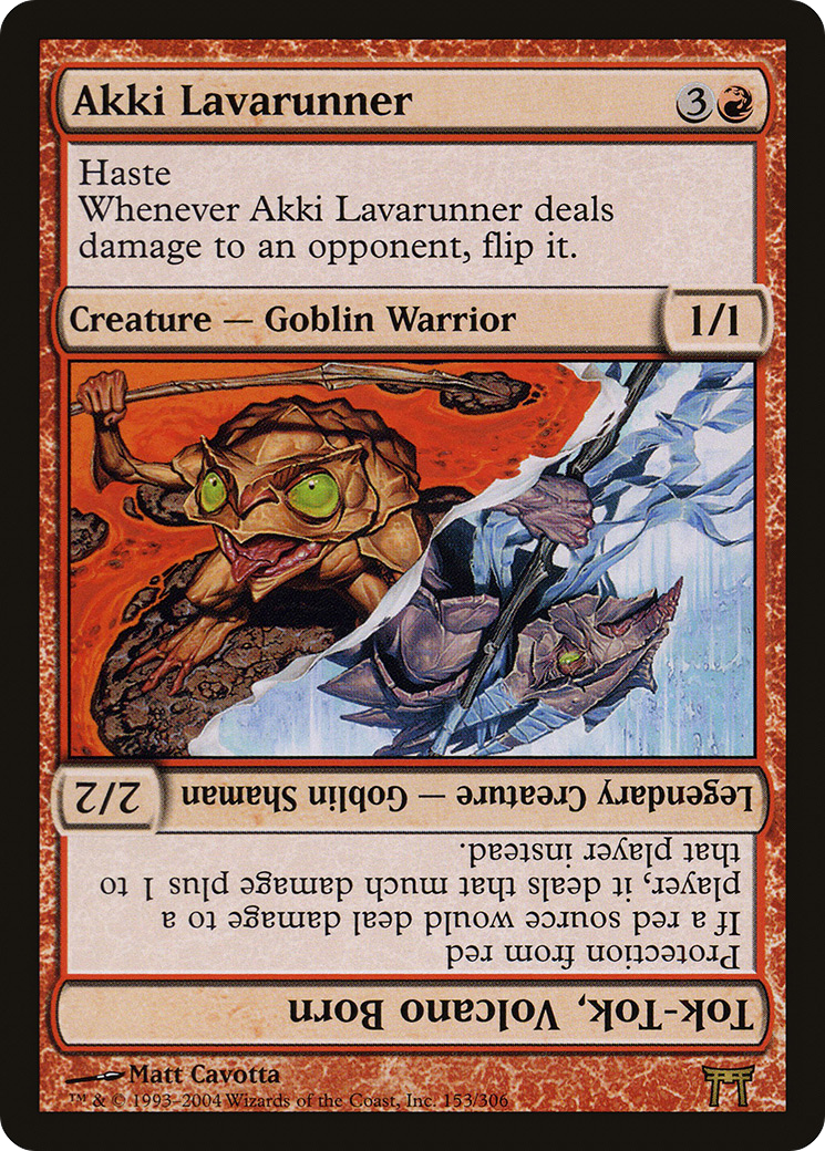Akki Lavarunner // Tok-Tok, Volcano Born (CHK) 153