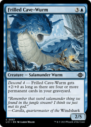 Frilled Cave-Wurm (LCI) 57 - WZRD TCG