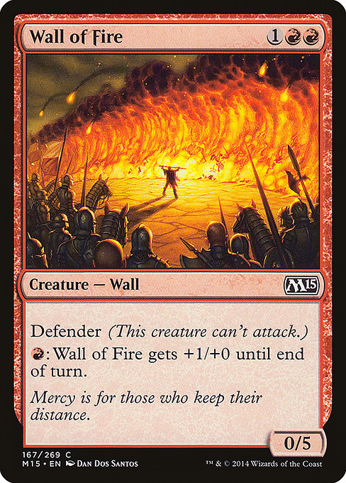 Wall of Fire front