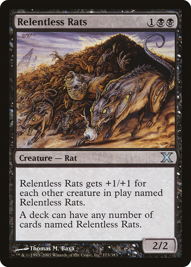 Relentless Rats (10E) 173 - WZRD TCG