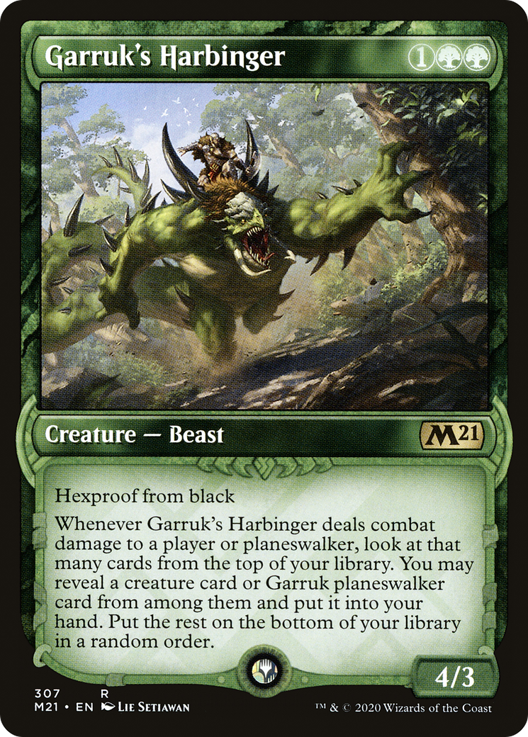 Garruk's Harbinger (M21) 307 - WZRD TCG