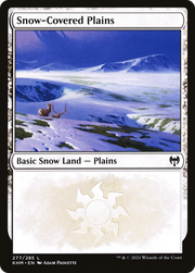 Snow-Covered Plains (KHM) 277 - WZRD TCG