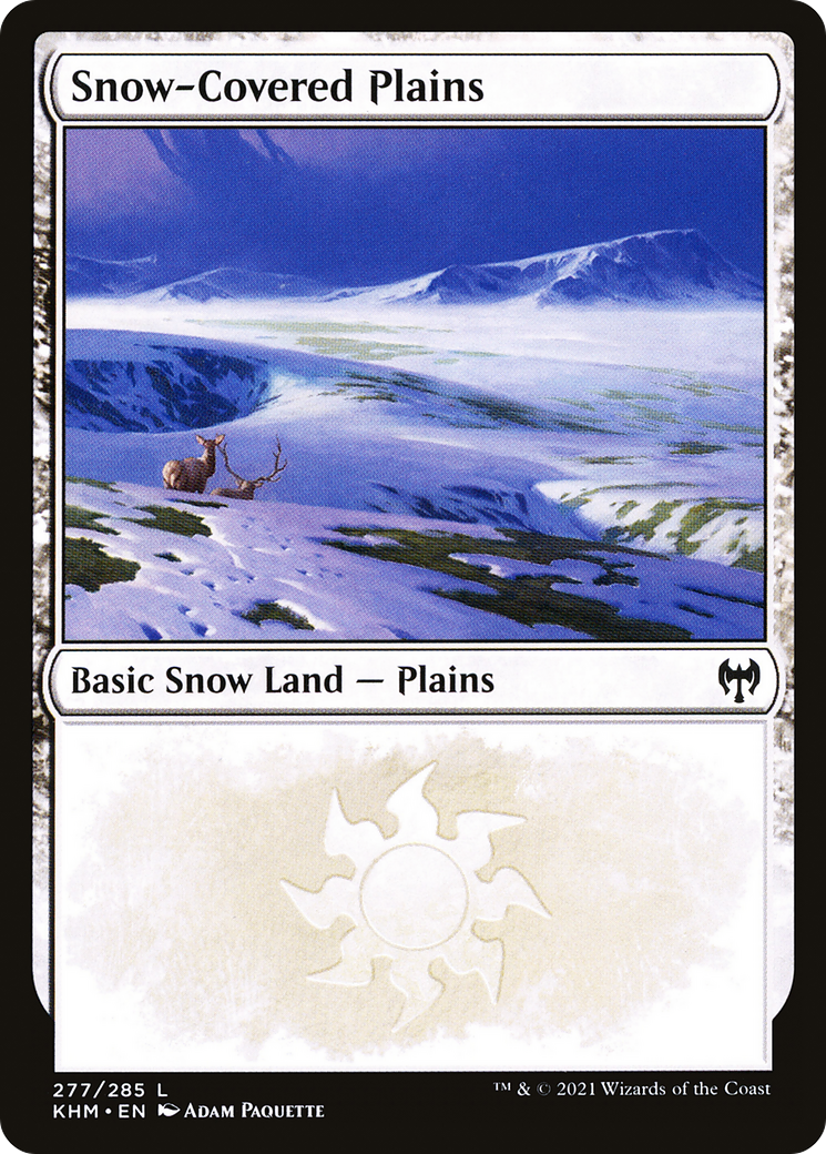 Snow-Covered Plains (KHM) 277 - WZRD TCG