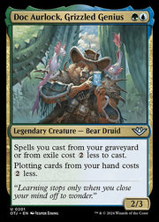 Doc Aurlock, Grizzled Genius front