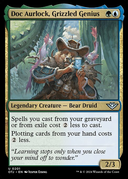 Doc Aurlock, Grizzled Genius front