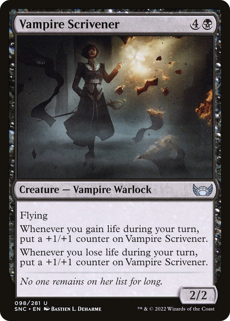 Vampire Scrivener (SNC) 98 - WZRD TCG