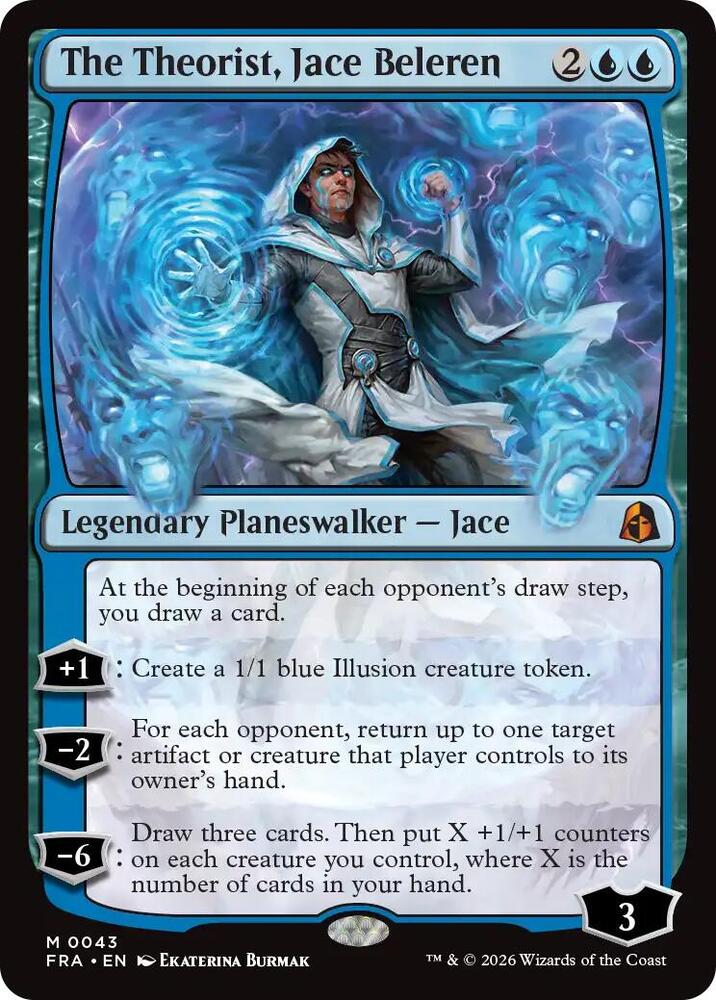 The Theorist, Jace Beleren,, 43, Near Mint, Normal