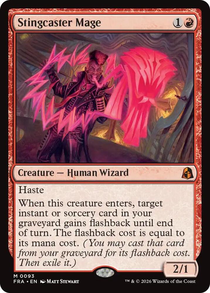 Stingcaster Mage,, 93, Near Mint, Normal