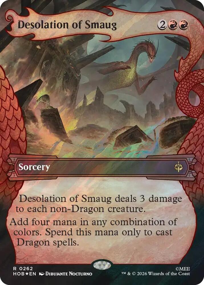 Desolation of Smaug (Showcase) (Surge Foil),, 262, Near Mint, Foil