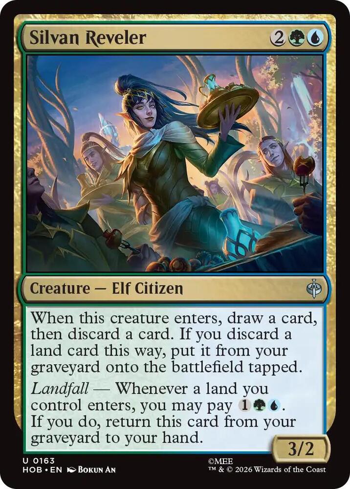 Silvan Reveler, HOB, 163, NM, Foil