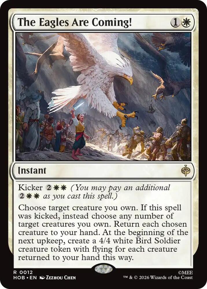 The Eagles Are Coming!, HOB, 12, NM, Foil